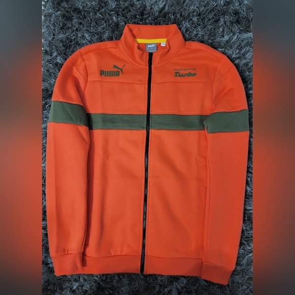 Puma x Porsche Legacy SDS Track Jacket - Firelight NWT Size L / Msrp $110 - Picture 1 of 15